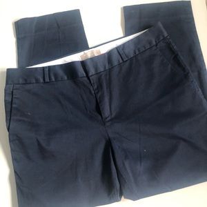 Banana Republic Hampton navy pant. Ankle length. Worn once.